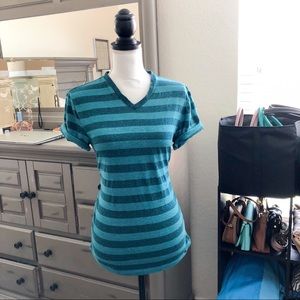 On The Byas striped T-shirt small